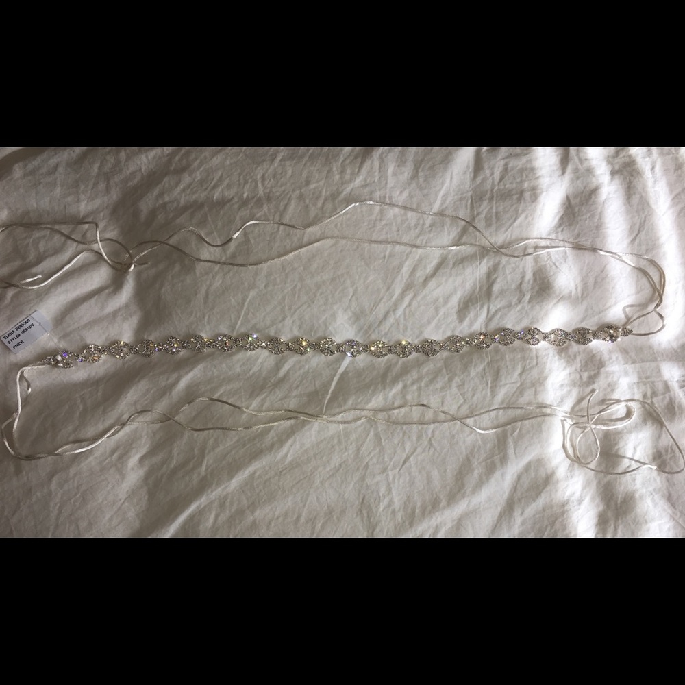 Crystal sash or headpiece